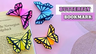 ORIGAMI BUTTERFLY BOOKMARK /Origami paper craft /Bookmark Ideas /How to make bookmark /Origami craft