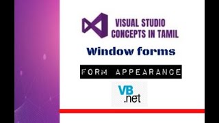 VB.Net | How to use Form Appearance