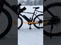 snow day ride on the Rad Mission 1