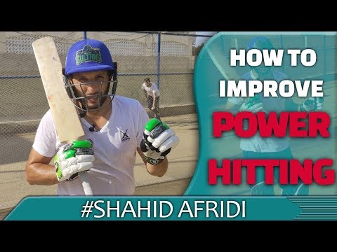 How To Improve Strength By Hitting Shahid Afridi Net Session