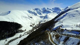 Peyragudes ski area drone