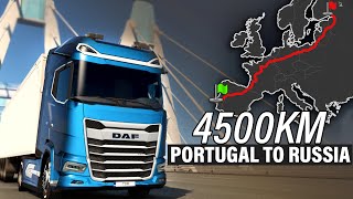 ETS2 Longest Delivery (Lisbon to Saint Petersburg) Portugal to Russia | Euro Truck Simulator 2