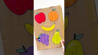 Kids Activity 🧩 | Pick and Match Fruit Fun #printables #chanafavors #shorts #learningthroughplay