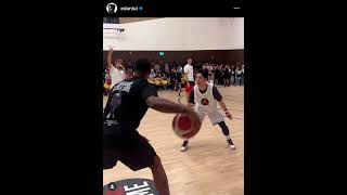 #edanlui呂爵安 @ #Mirror 2023.06 同 #NBA球星 拓荒者後衞 #DamianLillard #列拿特 同腳傷後首次公開 #打籃球 的 #姜濤  \u0026 #stanleyyau