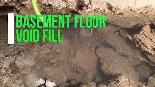 Basement Floor Void Fill