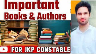 Important Books And Authors |JKP Constable posts |#india #jkpsc #upsc #jkssb #ssc#constable