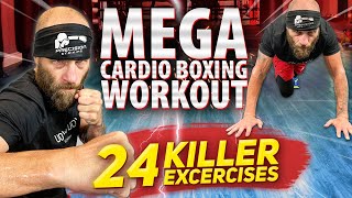 Mega Cardio Boxing Workout | I barely completed these three sets!