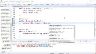CSE 231: ArrayIterator