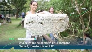 Se realizó una jornada de concientización y limpieza en Ciudad Universitaria