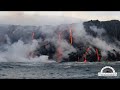 hawaii lava flowing destroying foxes beach in kalapana