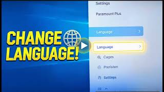 How To Change Language on Paramount Plus Full Tutorial