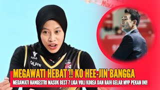 Hebat! Megawati Hangestri Masuk Best 7 Liga Voli Korea dan Raih Gelar MVP Pekan Ini!