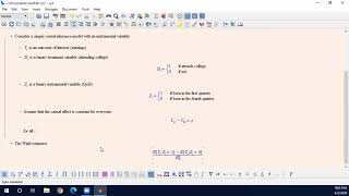 Statistical Causal Inference L05 (2/3)