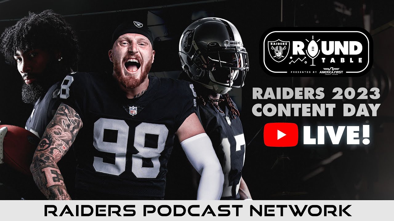 Raiders 2023 Content Day Live | Raiders Roundtable | NFL - YouTube