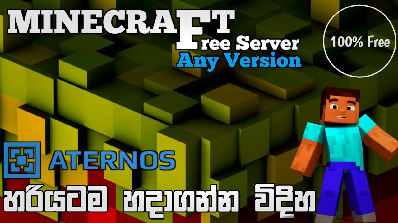 හරියටම Minecraft Free Server එකක් හදාගන්න විදිහ | How To Create A Free ...