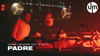 Minimal Electro | PADRE | 12 YEARS WITH LOVE | Gazgolder Club | 14 Dec. 2024