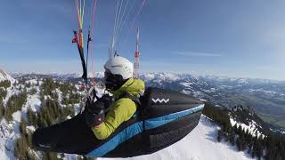 Gleitschirmfliegen am Grünten