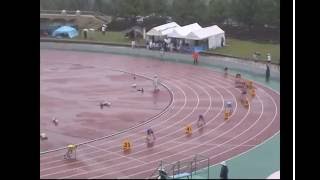 2008年　秋田県中学総体　共通女子４×１００ｍR決勝