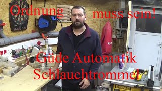 Ordnung schaffen in der Werkstatt #1 Güde Automatik Schlauchtrommel