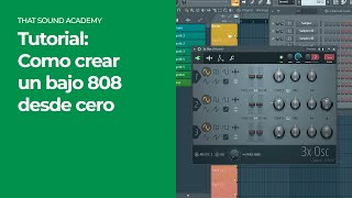 Tutorial: Como crear un bajo 808 desde cero 💀 | FL Studio