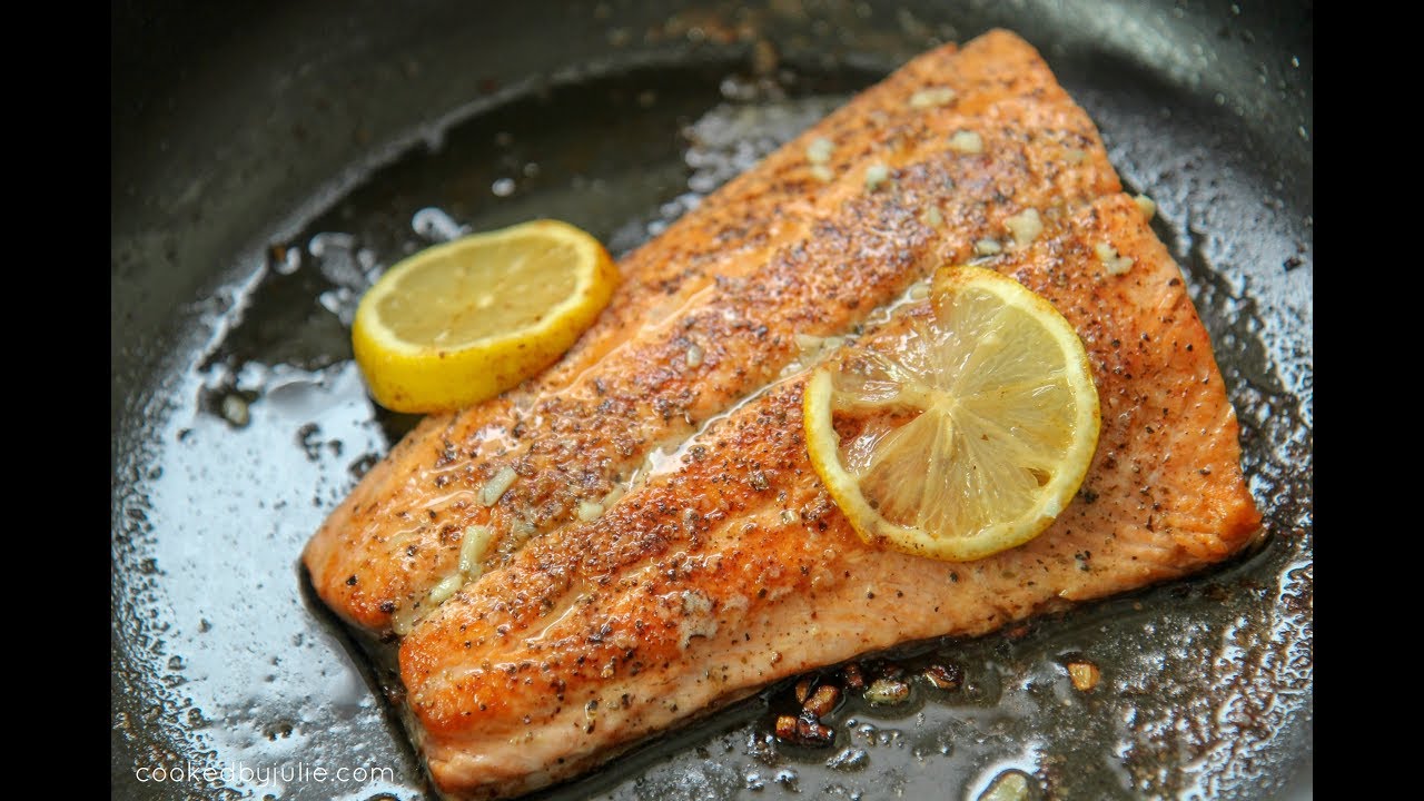 Pan Seared Lemon Butter Salmon - Ep 412 - YouTube