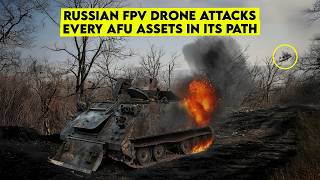 Massive Attack! Russian FPV Drones Bombarded Western Military Equipment