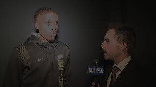 Isaiah Thompson after Purdue's Sweet 16 loss to Saint Peter's