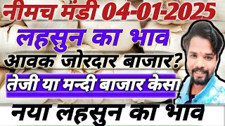 नीमच मंडी आज का लहसुन का भाव। Neemuch mandi Lahsun ka bhav। Aaj ka Lahsun ka bhav। Today garlic Rate