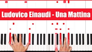 Una Mattina Ludovico Einaudi Piano Tutorial Full Song
