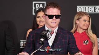 CANELO ALVAREZ ADMITS GOING BACK DOWN TO 160 WILL BE "VERY DIFFICULT BUT I GOTTA DEFEND THE TITLE"