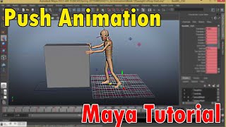 Push Animation [Maya Tutorial] | Rees3D.com