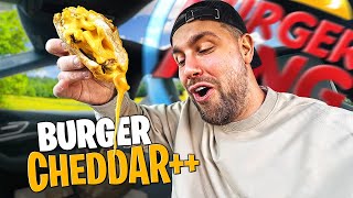 I dip my Burger King in the runny Cheddar (WARNING it makes you want to eat it!!)