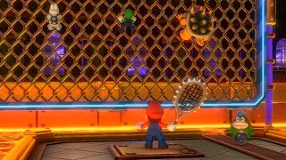 Super Mario Party Minigames - Drop Shot - Mario Vs  Dry Bones & Luigi & Bowser