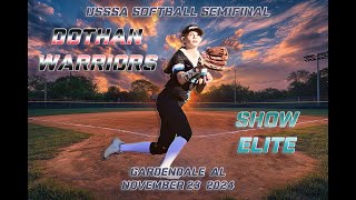 🥎 14U Tournament Semifinal Showdown! Dothan Warriors vs. Show Elite