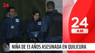 En una plaza: niña de 13 años fue asesinada de un balazo | 24 Horas TVN Chile