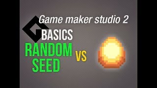🔴Game Maker Studio 2 | Basics - Random vs seed