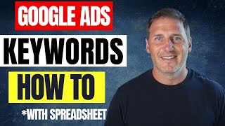 Google Ads Keyword Research | A Google Ads Keyword Planner Spreadsheet