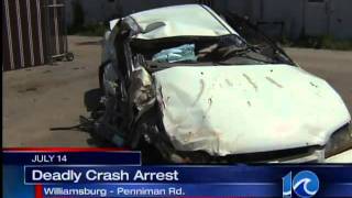 Woman charged in driving test crash