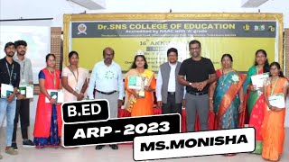 B.Ed – ARP teaser | Dr. SNS College of Education | SNS Institutions, Coimbatore