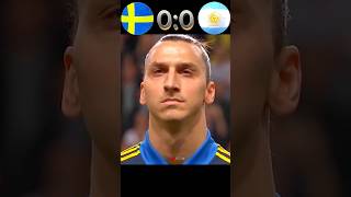 Sweden vs Argentina 2:3 | Ibrahimovic x Messi | Friendly match 2013 #shorts #football