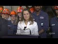 Finance Minister Chrystia Freeland on clean energy, public service strike – April 20, 2023