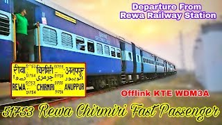 #51753 Rewa Chirmiri Fast Passenger Depart Rewa Terminal