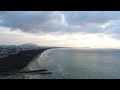 drone footage sunset 4k ultra hd fukutsu shi fukuoka prefecture 福岡県福津市福間海岸