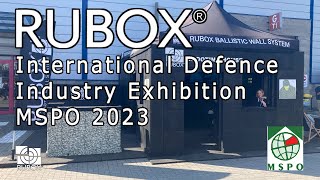 Bullet Traps - RUBOX Ballistic Wall System at MSPO 2023 - Kielce, Poland