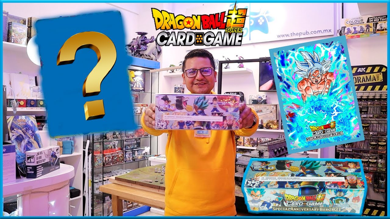 ABRIENDO SPECIAL ANNIVERSARY BOX 2021 Dragon Ball Super Card Game EN ...