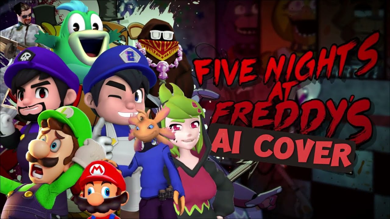 Smg4 Crew Ai Cover Fnaf 1 Song Youtube Music