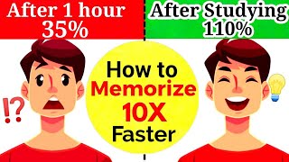 8 TRICKS  To Memorize Anything Faster ! | How to memorize long answers for exam fast | TIPS & TRICKS