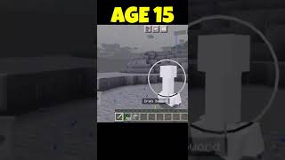 FIGHTING WITH CREEPER AT DIFFERENT AGES||IN MINECRAFT