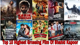 Top 10 Highest Grossing Movie Of Shahid Kapoor-Bollywood Top 10 Highest Grossing film #Jerseytrailer