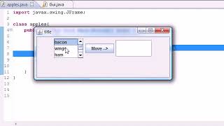 Java Programming Tutorial 73 Moving List Items Program YouTube